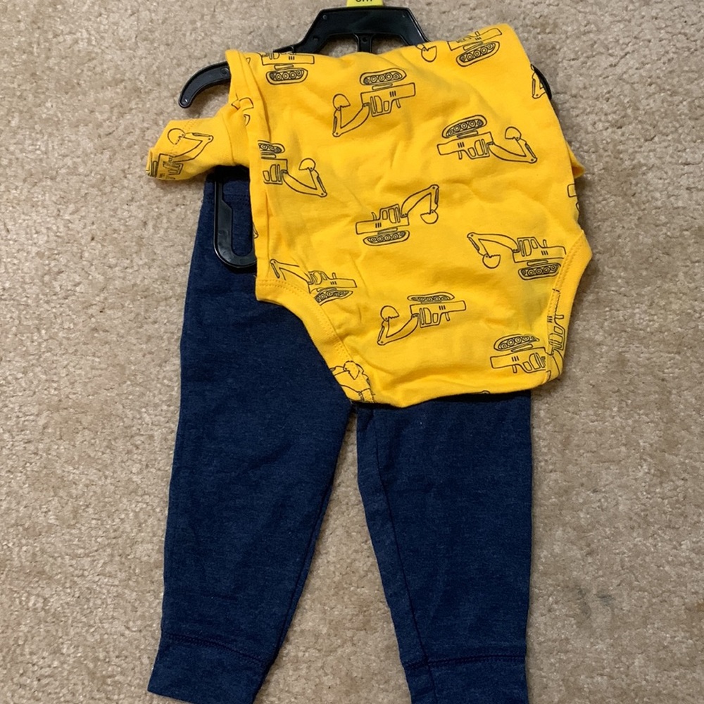 NWT boys construction outfit